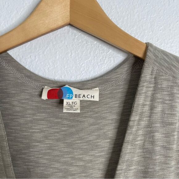 Free People Beach Let’s Chill Jumpsuit Sage Green Size Extra Large - Picture 4 of 6